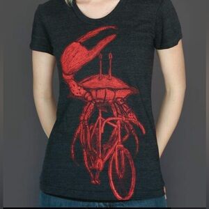 Crab on a Bicycle Women's T-Shirt